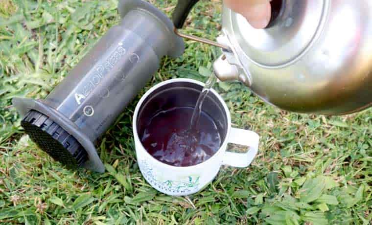 Aeropress camp coffee