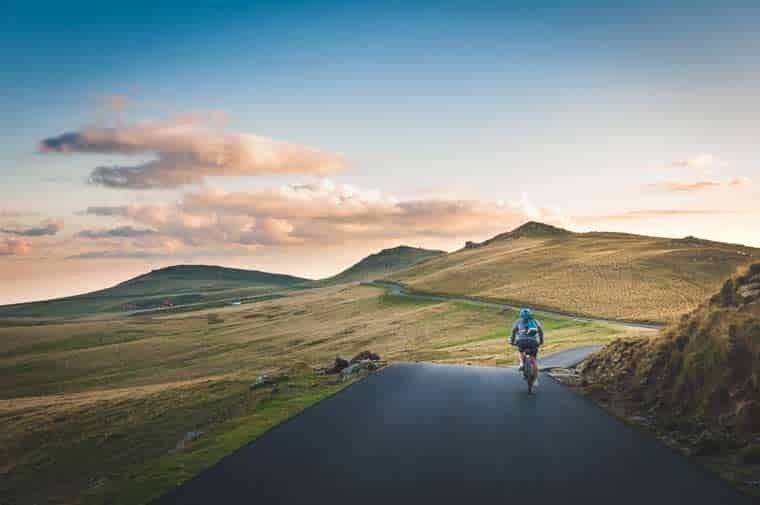 Cycling in hills