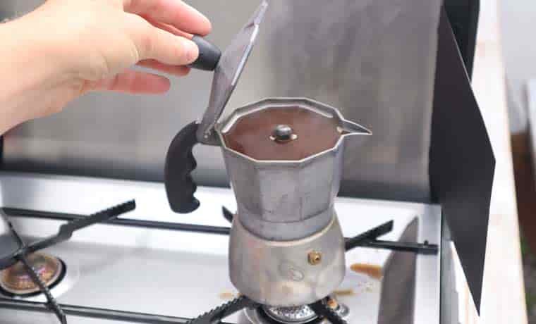 Moka pot coffee