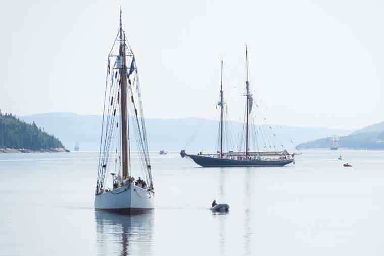 Sail boats in Canada