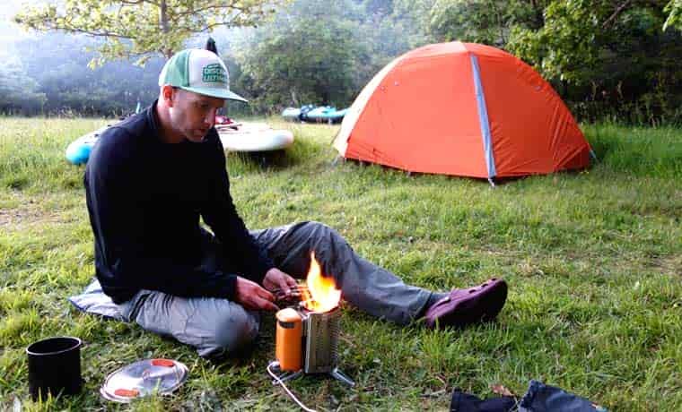 Biolite Stove and tent