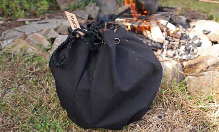 Canvas pot bag