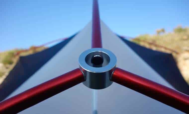 Tent pole hub