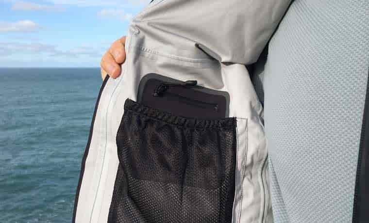 Internal jacket pocket