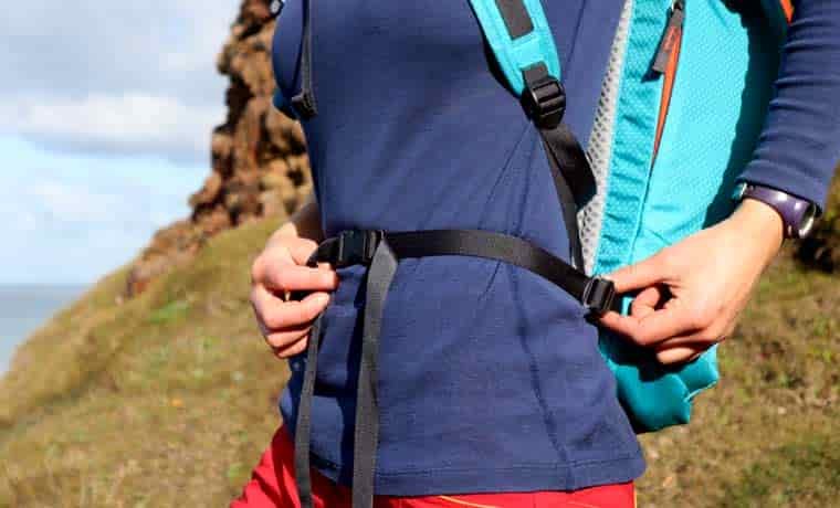 Backpack waist belt