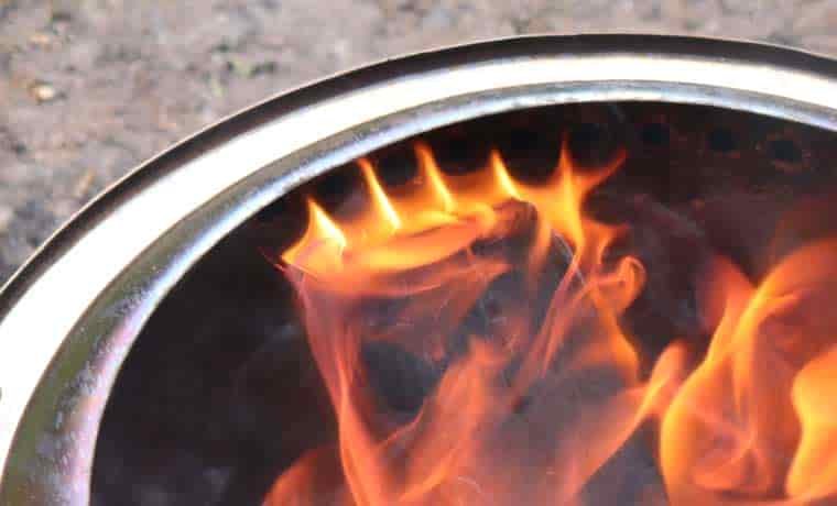 Fire coming out of vents