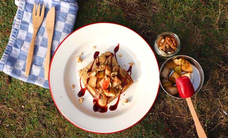 Pancake on plate