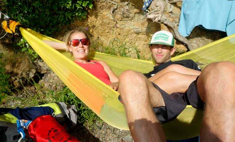 Couple in hammock