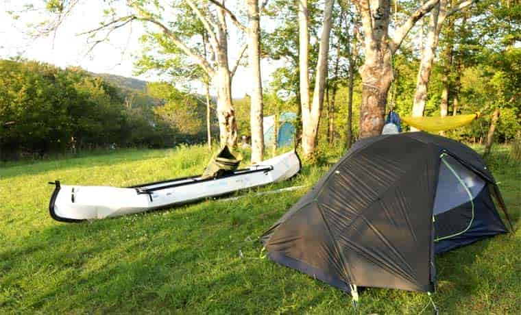 Canoe camping
