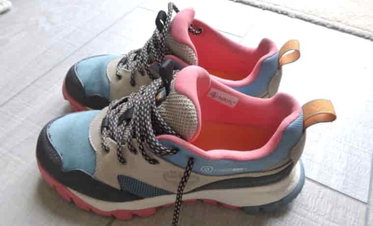 Ankle padding on running shoes