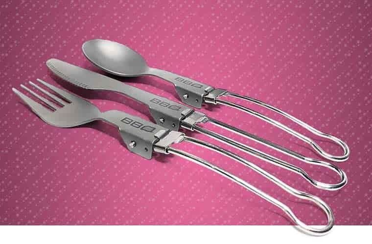 Bitty BigQ Folding Cutlery Set