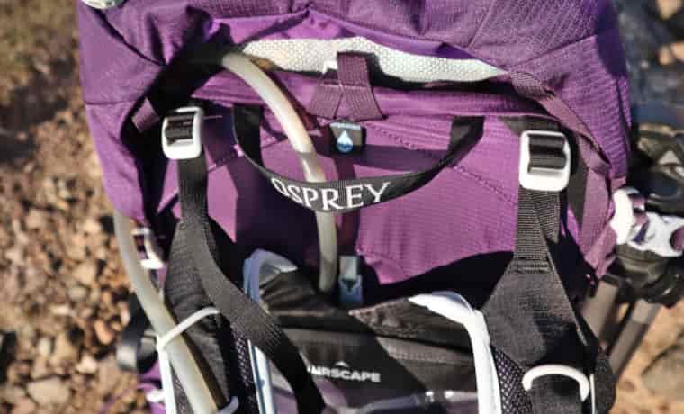 BAckpack water bladder holder