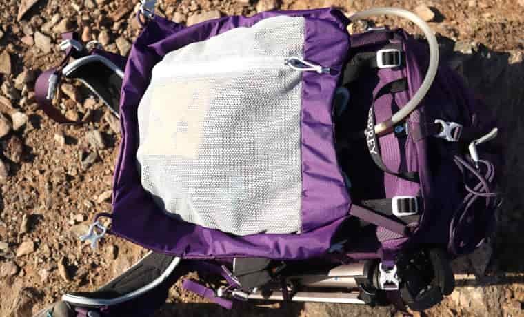 Backpack floating lid