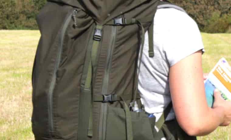 Backpack compression straps