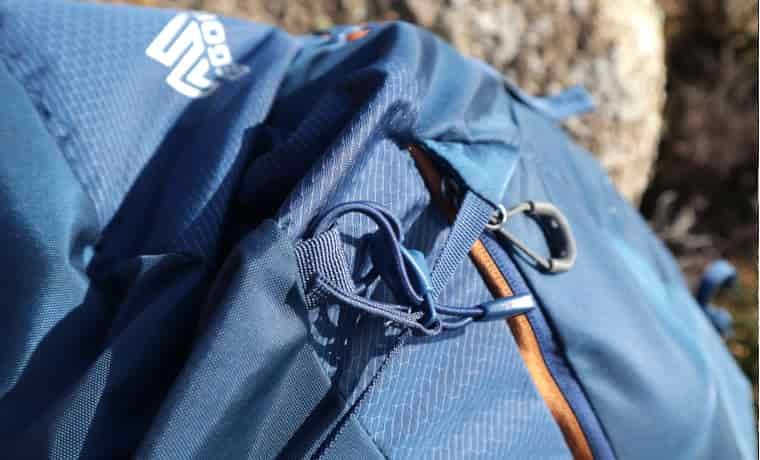 Backpack pole holder