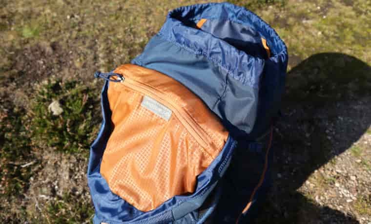 Backpack top lid