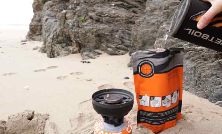 Expedition foods camping meal