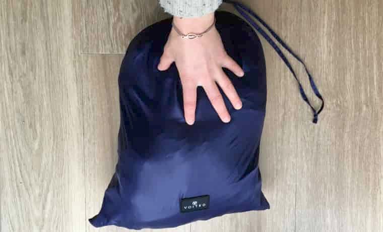 Dry coat in stuff sack