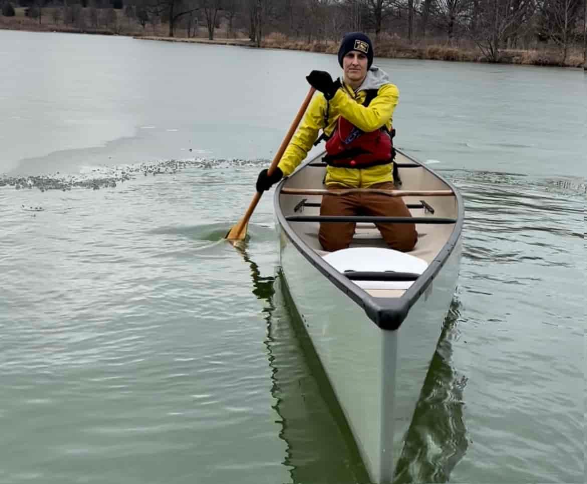 Canoeing J-stroke 2