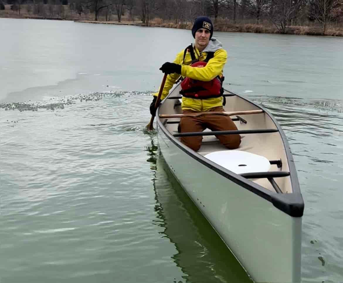 Canoeing J-stroke 3