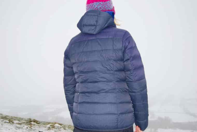 Back of jacket