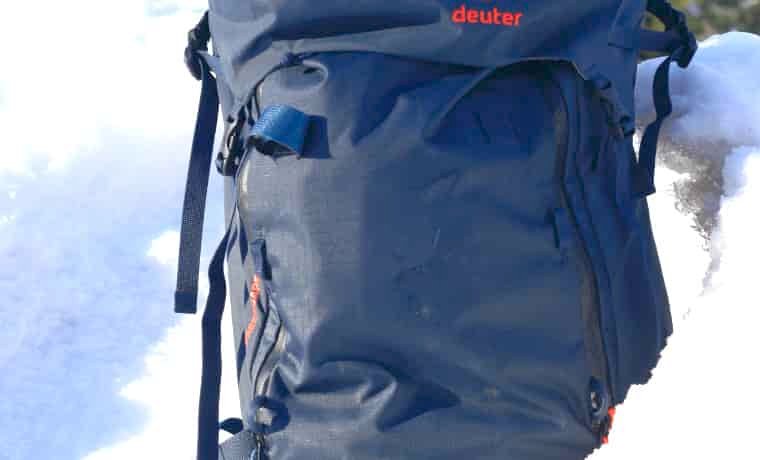 Backpack helmet holder