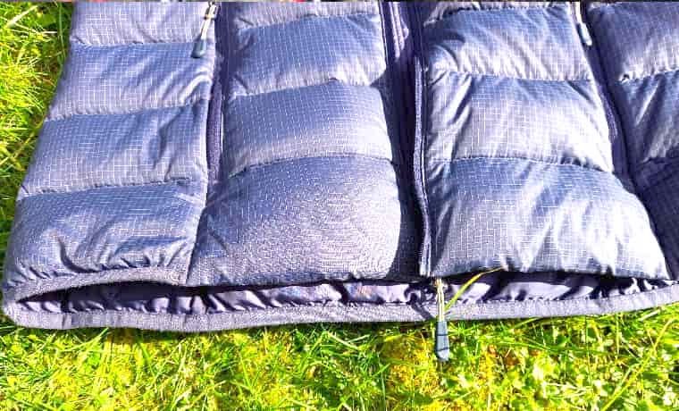 Hem of jacket