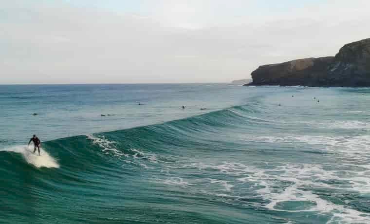 Watergate bay surfers