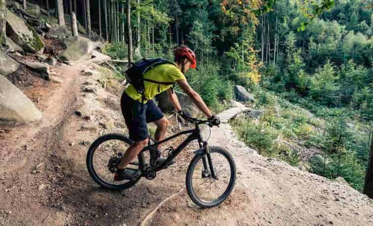 Mountain biker