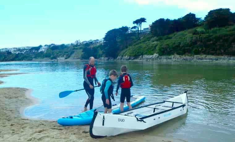 Canoeing on the gannel