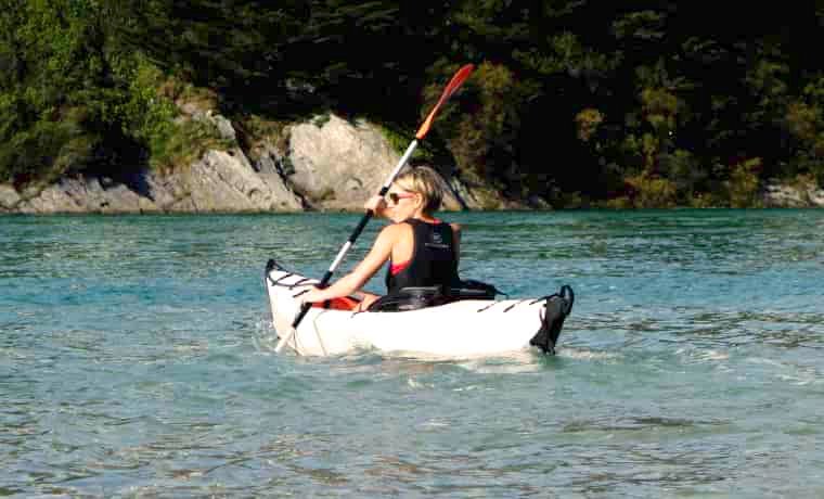 Paddling on the gannel