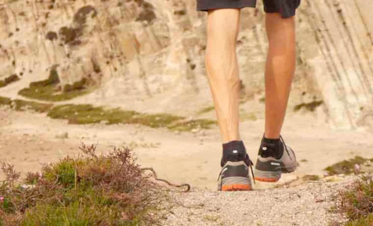 Legs and feet walking