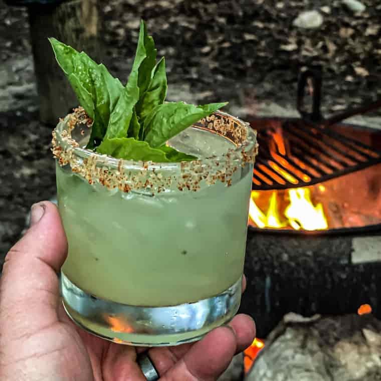 Sweet basil margarita
