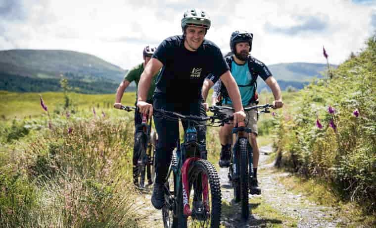 Men cycling