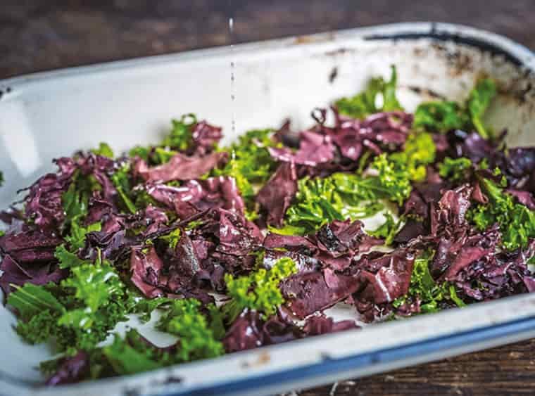 Dish of seaweed