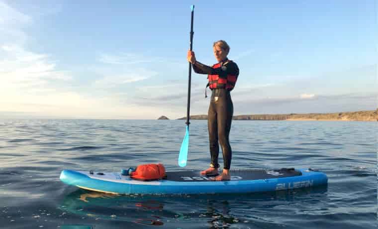 Switching paddle hands 