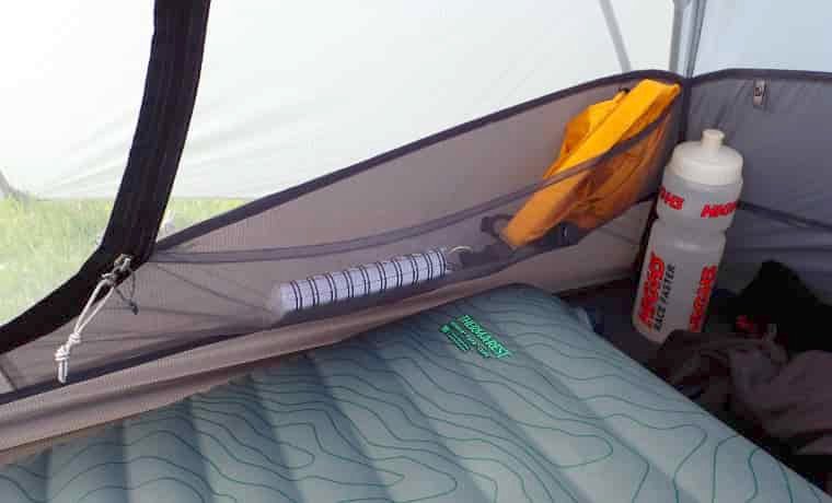 Tent pockets