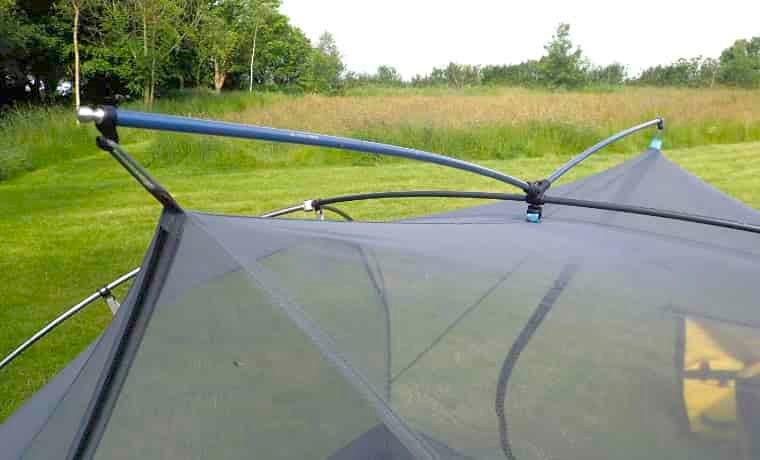 Tent ridge pole