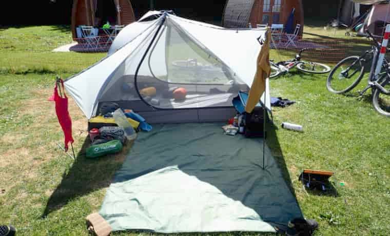 Tent with shade