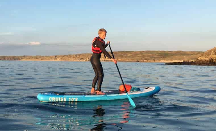 How to turn a paddle board