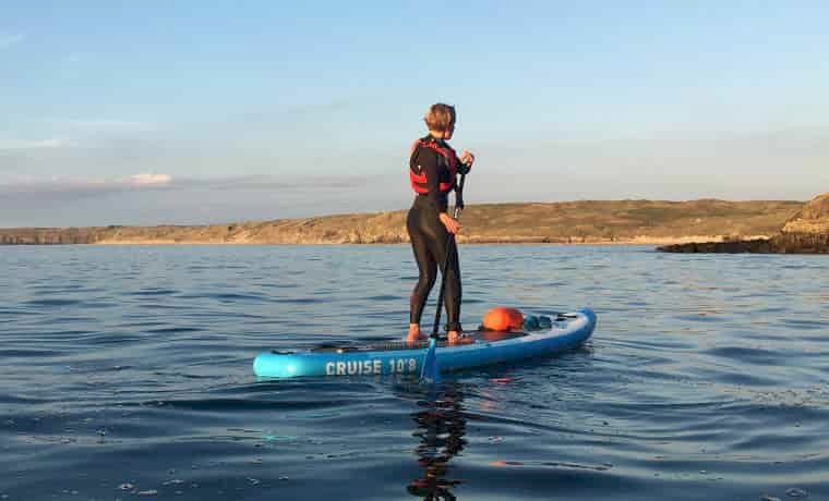How to turn a paddle board
