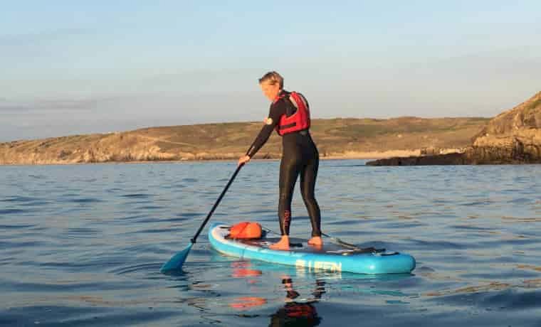 How to turn a paddle board