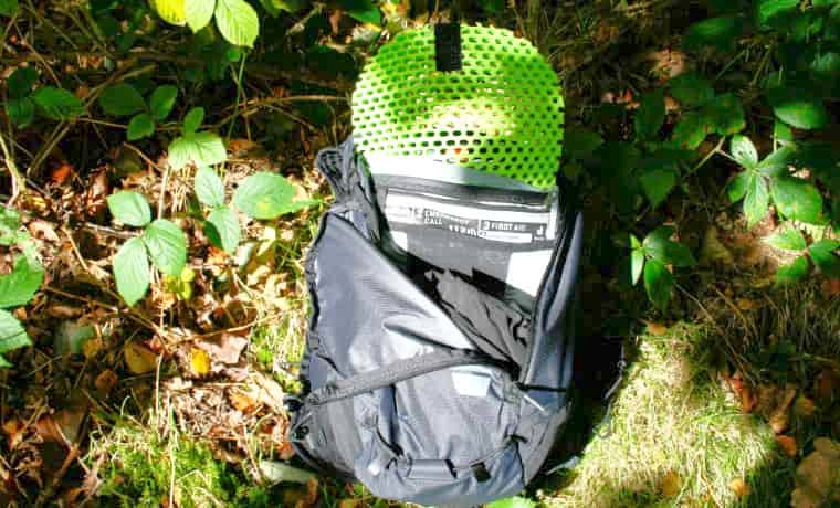 Backpack back panel