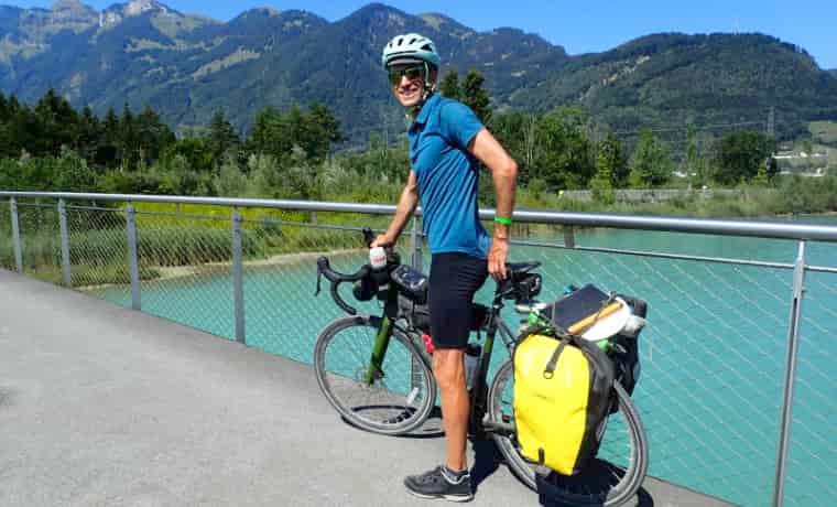 Main wearing clothing for bike touring