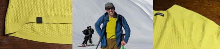 Arc'teryx hallam merino wool crew base layer