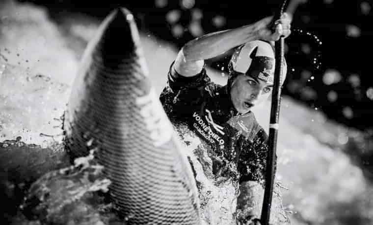 Professional kayaker