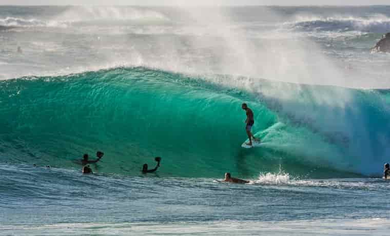 Surfer in the sea