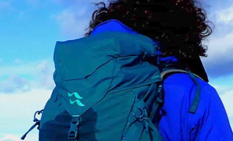 Top lid of backpack