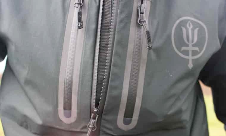 Chest pockets of jacket