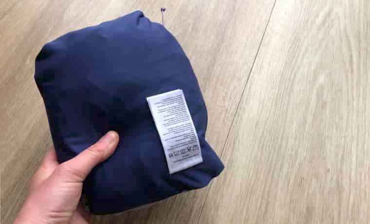 Packed rab jacket
